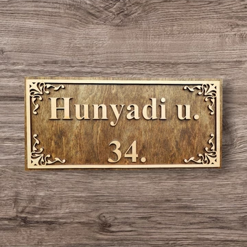 Házszám  "díszes"