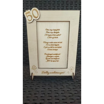 Szülinapi képkeret