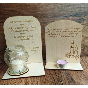 Sírdísz / mécsestartó 