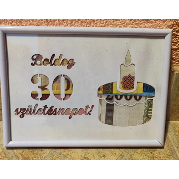 Pénzátadó képkeret 