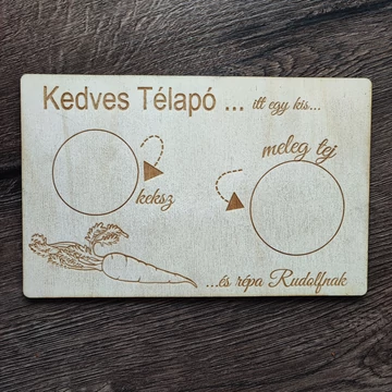 Mikulásváró tálca