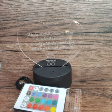 LED kép "SZÍV"
