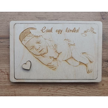 Keresztszülő felkérő "fotóval"