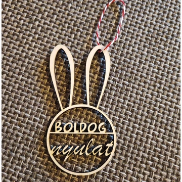 "Boldog nyulat" dísz