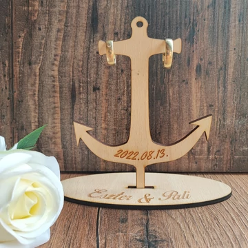 Gyűrűtartó "horgony"